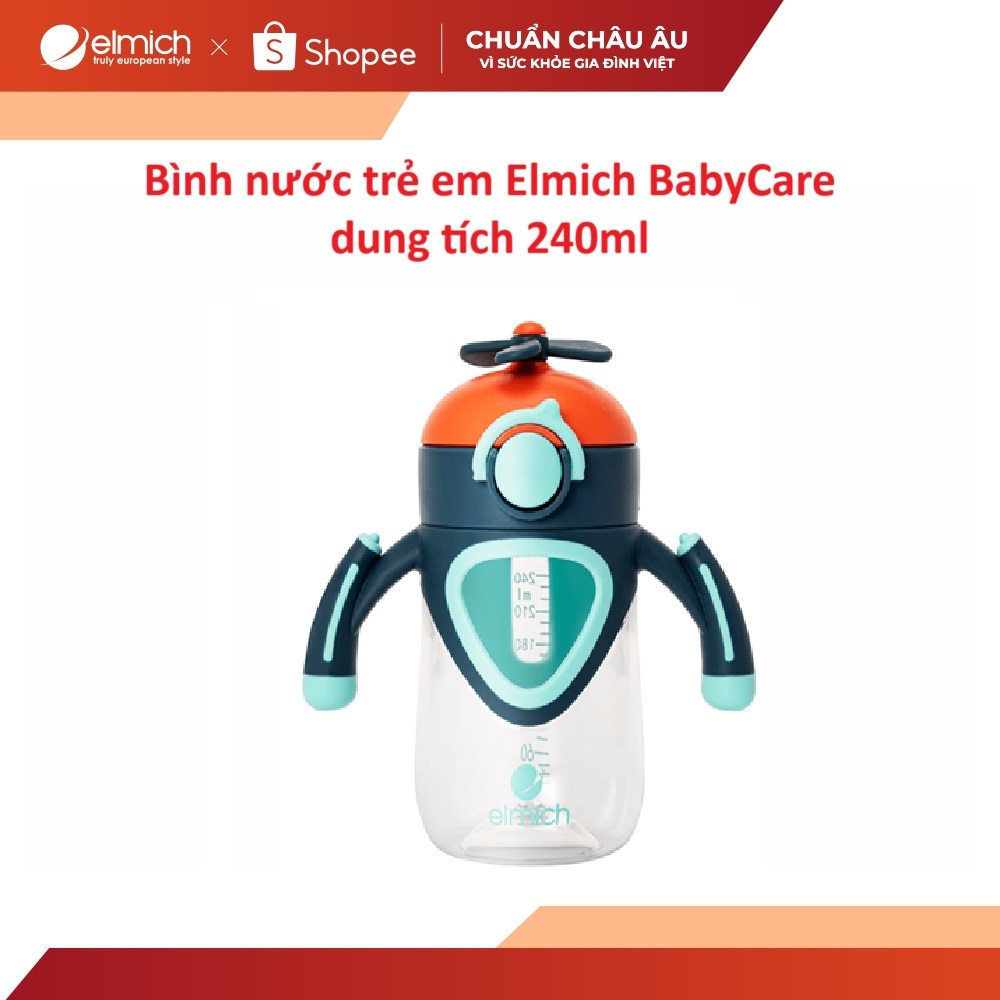 Bình nước trẻ em Elmich BabyCare dung tích 240ml