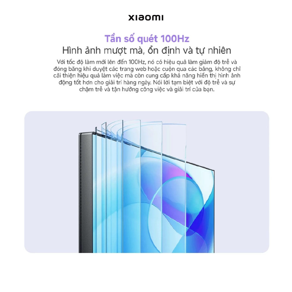 Ảnh Màn Hình Máy Tính PC Xiaomi Monitor 2K A27Qi 27inch - Tấm Nền LCD IPS -Tần Số Quét 100Hz - Thời gian phản hồi chỉ 6ms 3