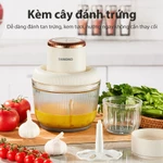 Combo nồi nấu chậm Samono 1 Lít SW-SC10 và máy xay 2 cối SW-CD300 dung tích 2.2Lít và 300ml xay ăn dặm, thịt, rau củ — ảnh 3