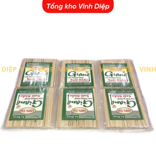 Combo 1 vỉ 30 gói tăm Giang Đông Á hàng loại 1, tăm xỉa răng
