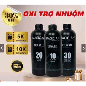 Oxy trợ nhuộm chống xót da đầu chai 1000ml hương bạc hà, hỗ trợ tẩy nhuộm an toàn | Trunghair