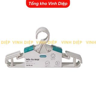 Set 5 mắc phơi quần áo mắc treo quần áo người lớn nhựa Việt Nhật cao cấp
