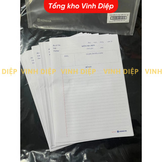 Tập 15 tờ giấy kiểm tra oly cấp 1 - Hàng đẹp