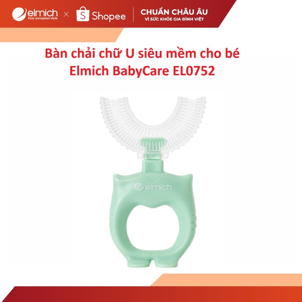 Bàn chải chữ U siêu mềm cho bé Elmich BabyCare EL0752