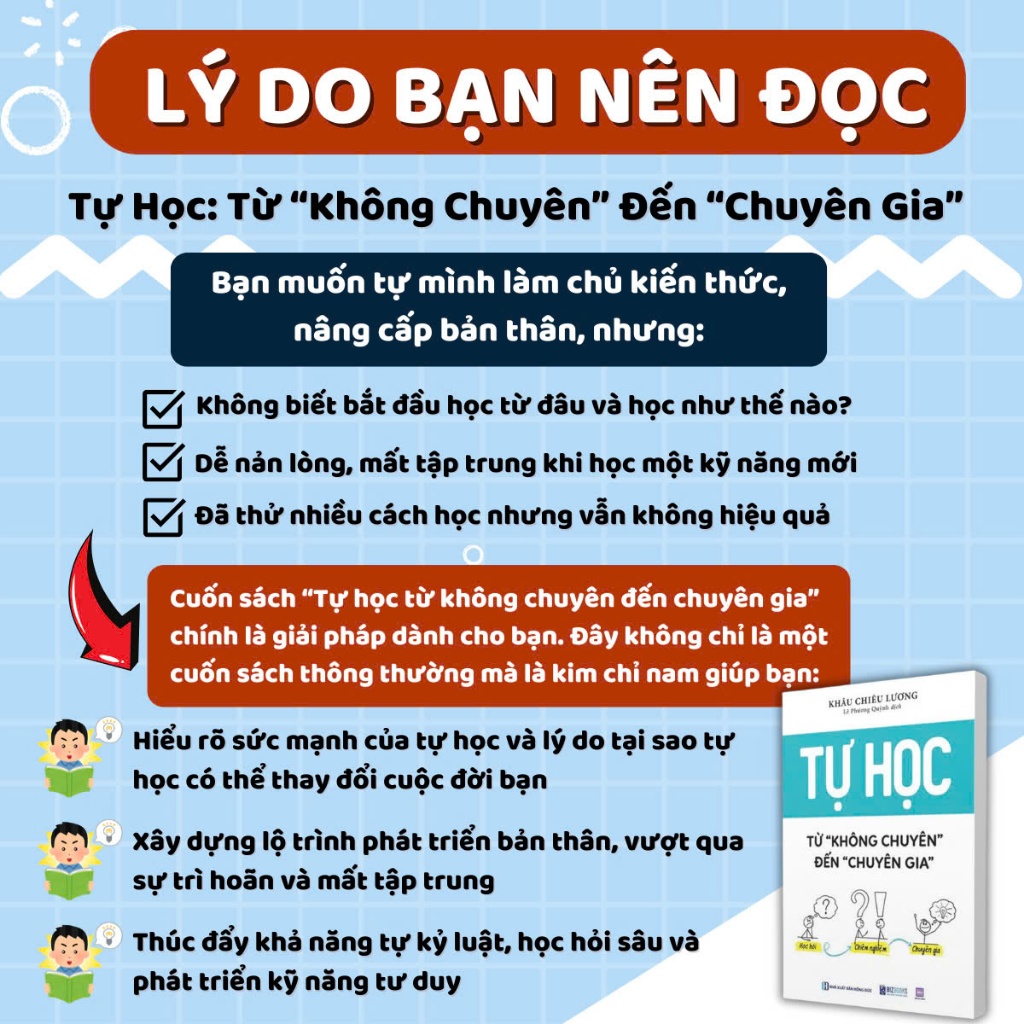 Sách Tự Học: Từ “Không Chuyên” Đến “Chuyên Gia” - Bizbooks