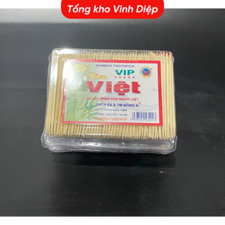 Tăm nhọn 2 đầu hộp Đông Á, Tăm xỉa răng nhọn, tăm nhọn Vip Việt dùng cho quán ăn nhà hàng