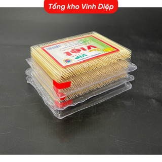Tăm nhọn 2 đầu hộp Đông Á, Tăm xỉa răng nhọn, tăm nhọn Vip Việt dùng cho quán ăn nhà hàng