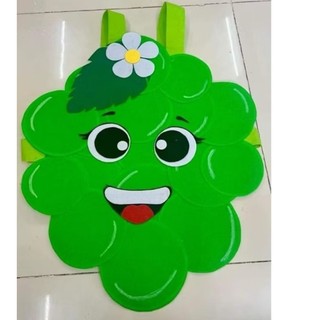 Trang phục tự tạo hình các loại quả bằng vải dạ cho trẻ mầm non