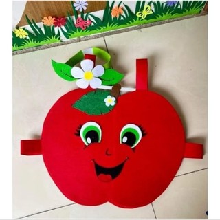 Trang phục tự tạo hình các loại quả bằng vải dạ cho trẻ mầm non