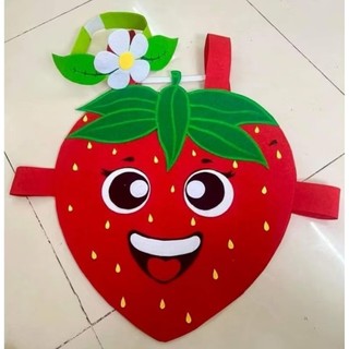Trang phục tự tạo hình các loại quả bằng vải dạ cho trẻ mầm non