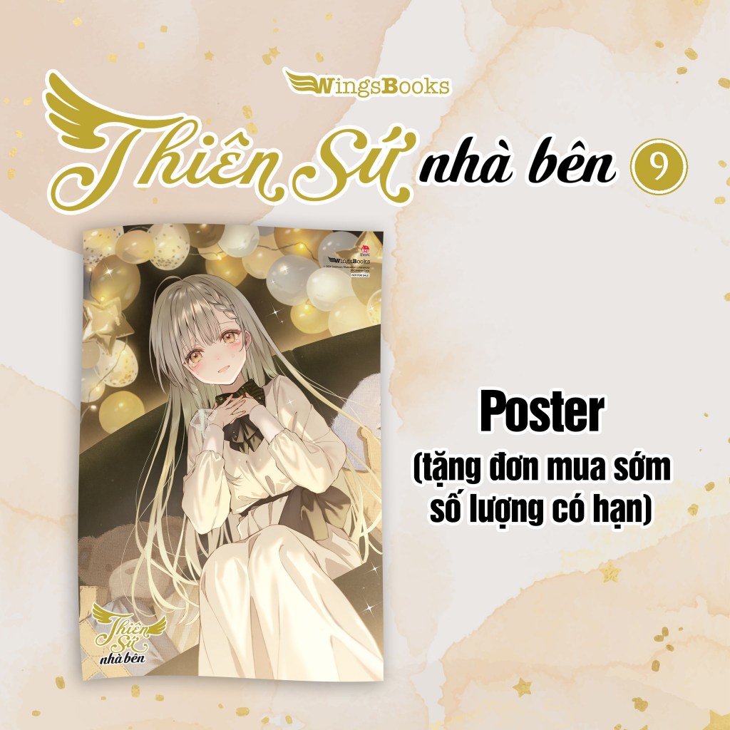 Ảnh Thiên sứ nhà bên Light novel tập 9 kèm poster 4