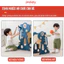 Cầu Trượt Cho Bé Hình Khủng Long Ngộ Nghĩnh, Cầu Trượt Gấp Gọn Tặng Kèm Bóng Rổ + Vòng Ném Cho Bé - KS02