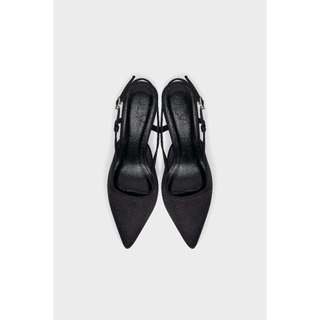 Giày OLV cao gót mảnh mũi nhọn Lotta Heels in Black phù hợp đi chơi đi tiệc