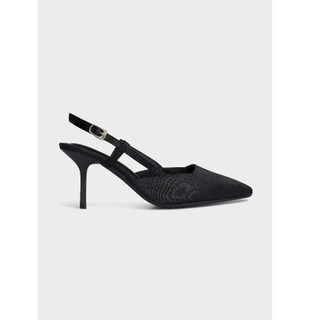 Giày OLV cao gót mảnh mũi nhọn Lotta Heels in Black phù hợp đi chơi đi tiệc