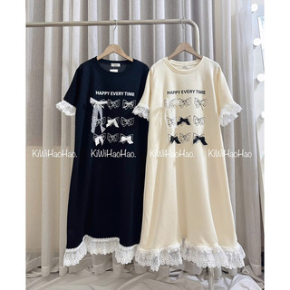 VÁY BẦU - CỘC TAY MÌ NƠ NGỌC REN - 2 Màu