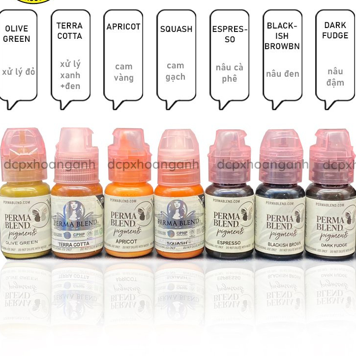 [Full Màu] Mực Perma Blend chính hãng Mỹ Bong Trong PXTM