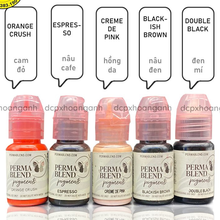 [Full Màu] Mực Perma Blend chính hãng Mỹ Bong Trong PXTM
