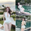 Bikini thiết kế, Bikini liền thân khoét hở lưng kèm bèo cột ( sẵn hàng)