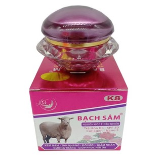 Kem nám - Tàn nhang - Đồi mồi - Giảm nhăn - Dưỡng trắng - Giúp phục hồi da Bạch sâm K8 (25g)