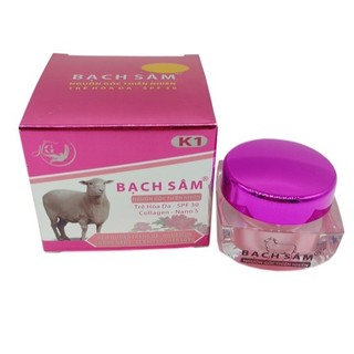 Kem Dưỡng trắng da - Ngừa mụn - Chống nắng - Se khít lỗ chân lông Bạch sâm K1 (18g)
