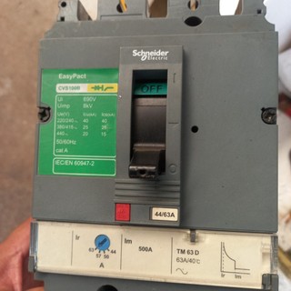 Aptomat 3 pha 380v 100A MCCB chống quá tải-cb 3 pha 380v hàng nhật bãi
