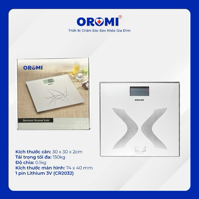 EB9373 - Cân Sức Khỏe Điện Tử Oromi