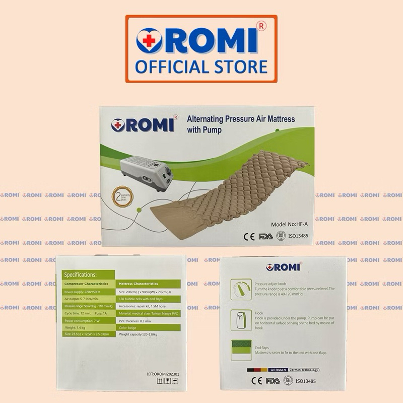 Đệm hơi chống loét OROMI HF-A - Nệm chống ê mỏi, loét cho người già, người bệnh