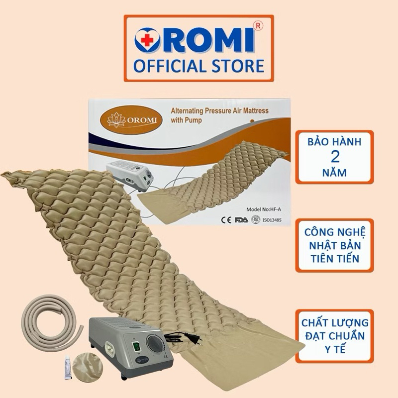 Đệm hơi chống loét OROMI HF-A - Nệm chống ê mỏi, loét cho người già, người bệnh