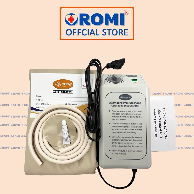 Đệm hơi chống loét OROMI HF-A - Nệm chống ê mỏi, loét cho người già, người bệnh