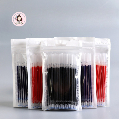 Combo 30 Ruột Bút,Ngòi Bút Bi Nước Đầu Kim Thay Thế Tiện Dụng Đầu 0.38mm