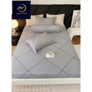 🎋LYOCELL SỢI TRE🎋 Bộ Ga Gối Lụa Lyocell Sợi Tre Mềm Mịn, Thoáng Khí, Bộ 4 Món Ga Gối NK _ Full Hộp