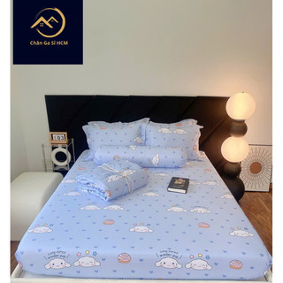🎋LYOCELL SỢI TRE🎋 Bộ Ga Gối Lụa Lyocell Sợi Tre Mềm Mịn, Thoáng Khí, Bộ 4 Món Ga Gối NK _ Full Hộp