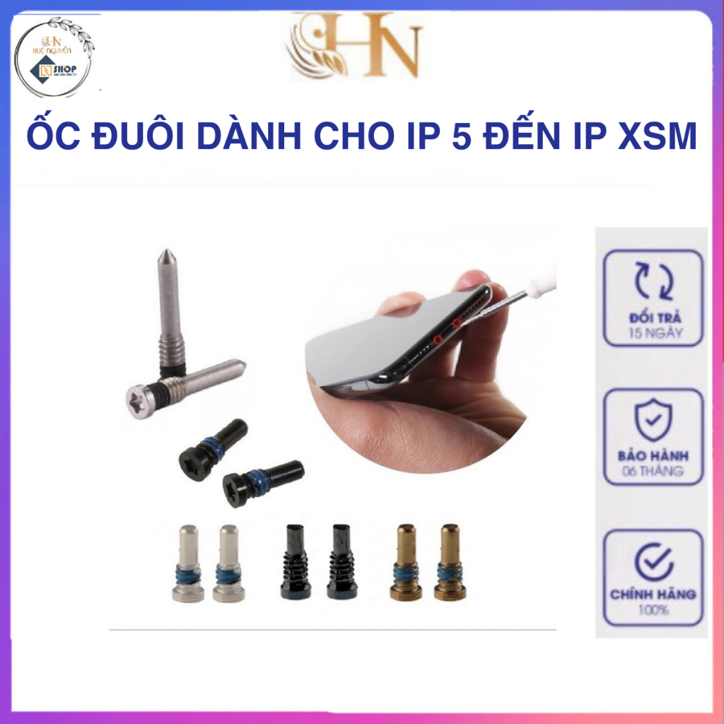 Ốc Đít Ốc Đuôi Dành Cho Điện Thoại lP 5 Đến lP XS Max
