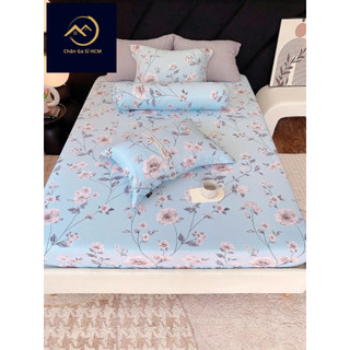 🎋LYOCELL SỢI TRE🎋Bộ 4 Món Ga Gối Lyocell Sợi Tre Mềm Mịn, Thoáng Khí, Kháng Khuẩn Tốt_Hàng Full Hộp