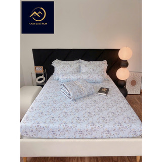 🎋LYOCELL SỢI TRE🎋Bộ 4 Món Ga Gối Lyocell Sợi Tre Mềm Mịn, Thoáng Khí, Kháng Khuẩn Tốt_Hàng Full Hộp