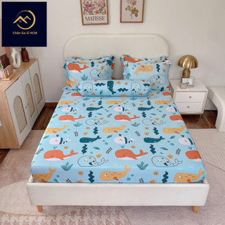 🎋LYOCELL SỢI TRE🎋Bộ 4 Món Ga Gối Lyocell Sợi Tre Mềm Mịn, Thoáng Khí, Kháng Khuẩn Tốt_Hàng Full Hộp
