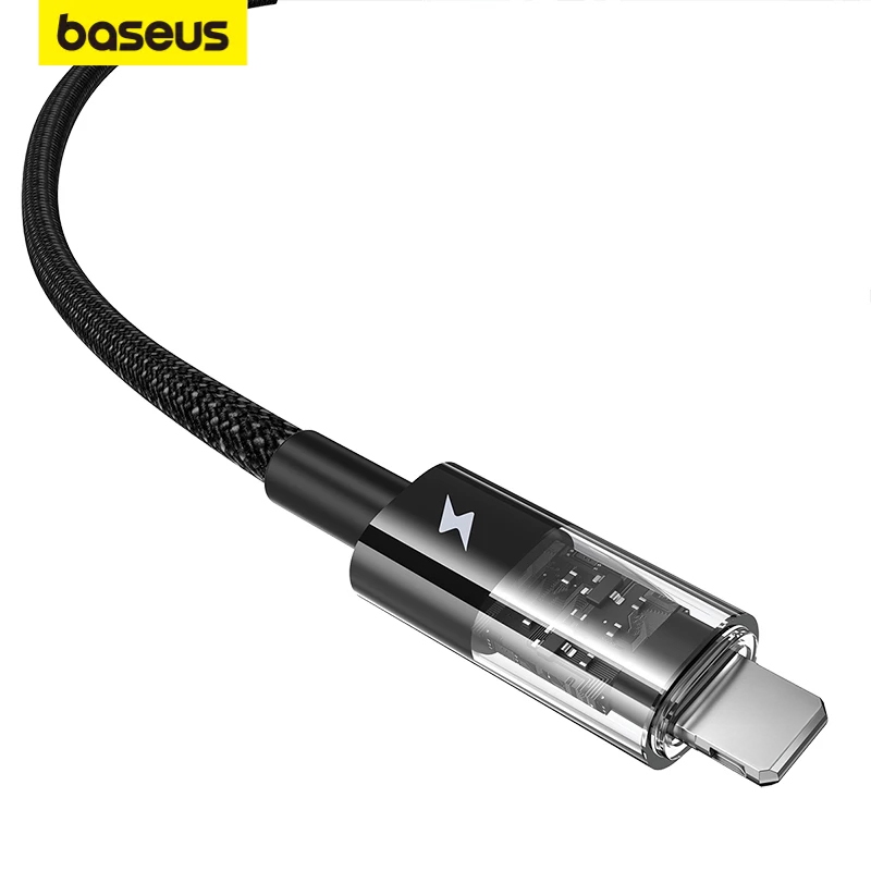 Cáp sạc và truyền dữ liệu Baseus Gem USB-C sang  iP 2.4A  Dây cáp sạc nhanh Phone 11 12 13 14 Sạc nhanh độ dài 1m 2m