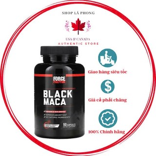 Viên uống Force Factor Black Maca tăng cường sinh lực, cải thiện khả năng sinh lý (90 viên)
