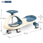 Xe lắc cao cấp bánh PU giảm sóc có đèn và nhạc BBT GLOBAL SW004 — ảnh 4