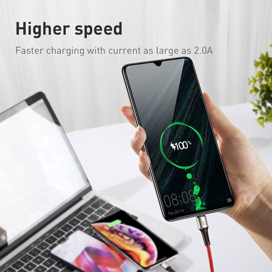Dây cáp USB Baseus 3 trong 1 Micro USB Type C sạc nhanh và truyền dữ liệu cho i14 13 Samsung Xiaomi Huawei