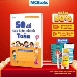 Sách - 50 Đề Tăng Điểm Nhanh Toán Lớp 5