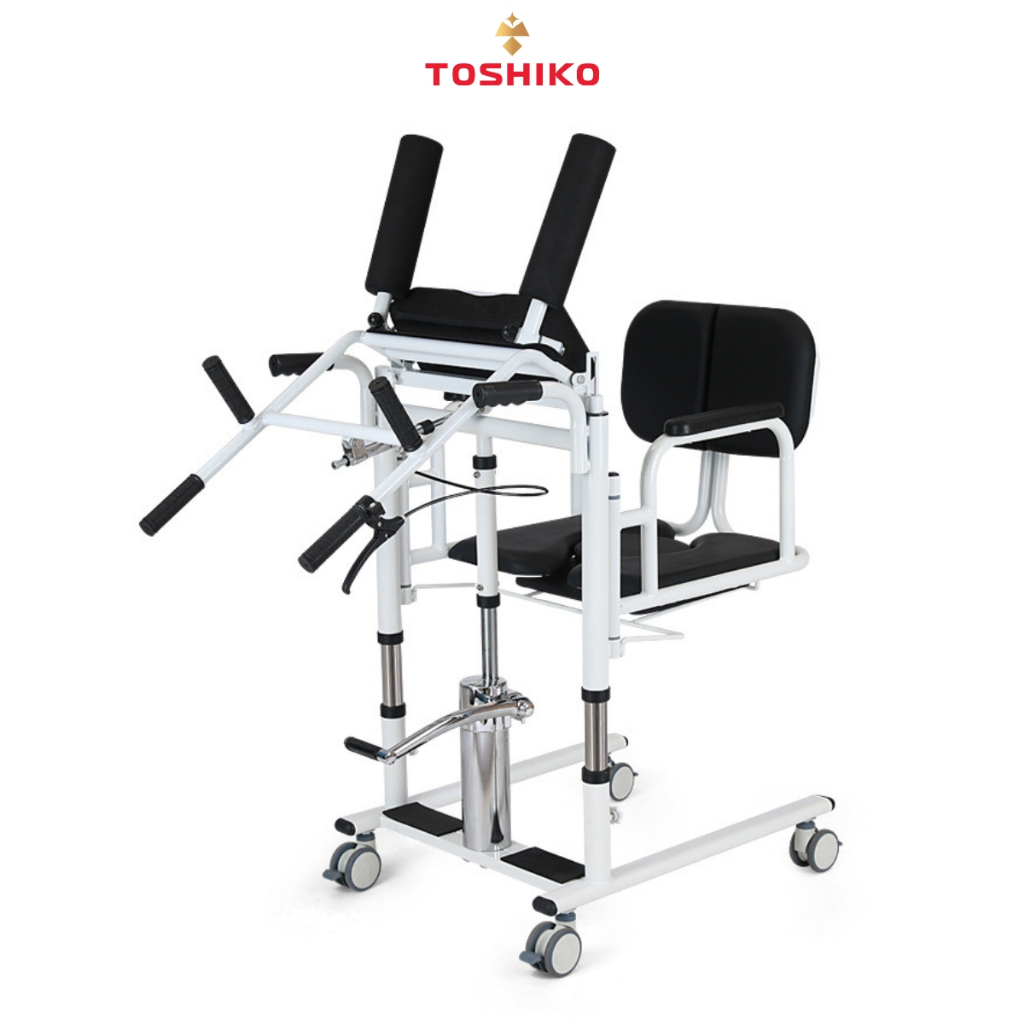 Ảnh Ghế đa năng nâng hạ bệnh nhân tại giường Toshiko P1 [ Bản đầy đủ]  5in1 giúp di duyển bệnh nhân miễn phí giao hàng 1