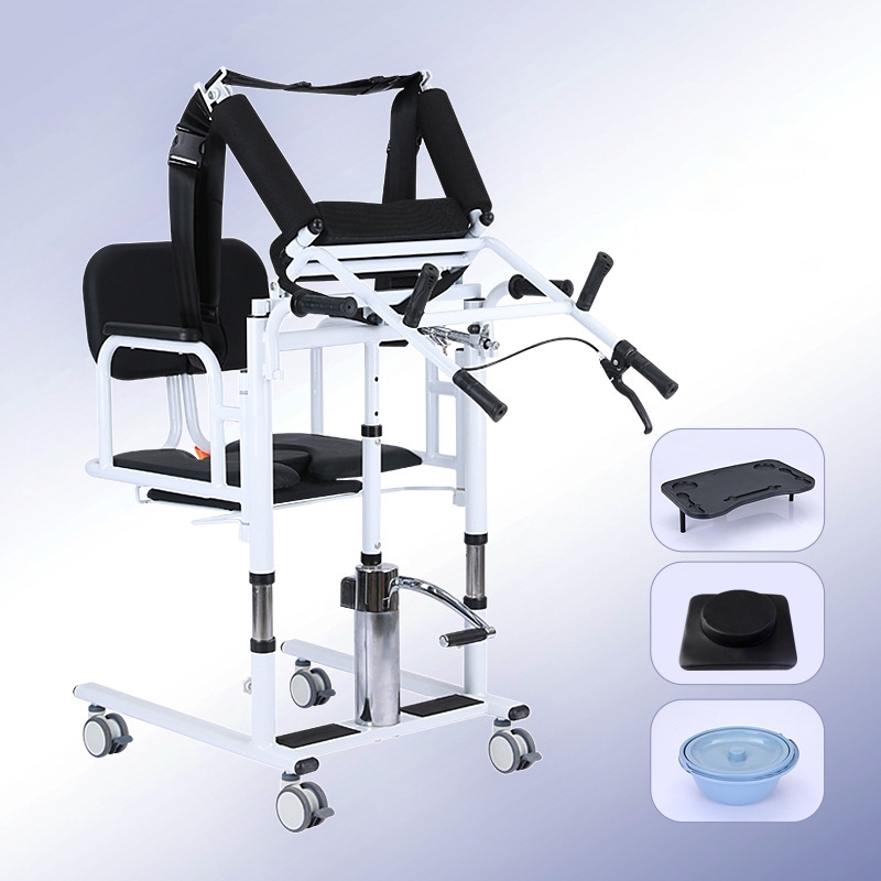 Ảnh Ghế đa năng nâng hạ bệnh nhân tại giường Toshiko P1 [ Bản đầy đủ]  5in1 giúp di duyển bệnh nhân miễn phí giao hàng 2