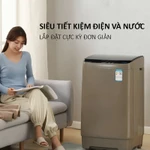 Máy giặt mini tự động, máy giặt 10kg tiện lợi, dành cho cá nhân, gia đình nhỏ, bảo hành 2 năm, lỗi đổi trong 7 ngày — ảnh 6