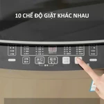 Máy giặt mini tự động, máy giặt 10kg tiện lợi, dành cho cá nhân, gia đình nhỏ, bảo hành 2 năm, lỗi đổi trong 7 ngày — ảnh 7