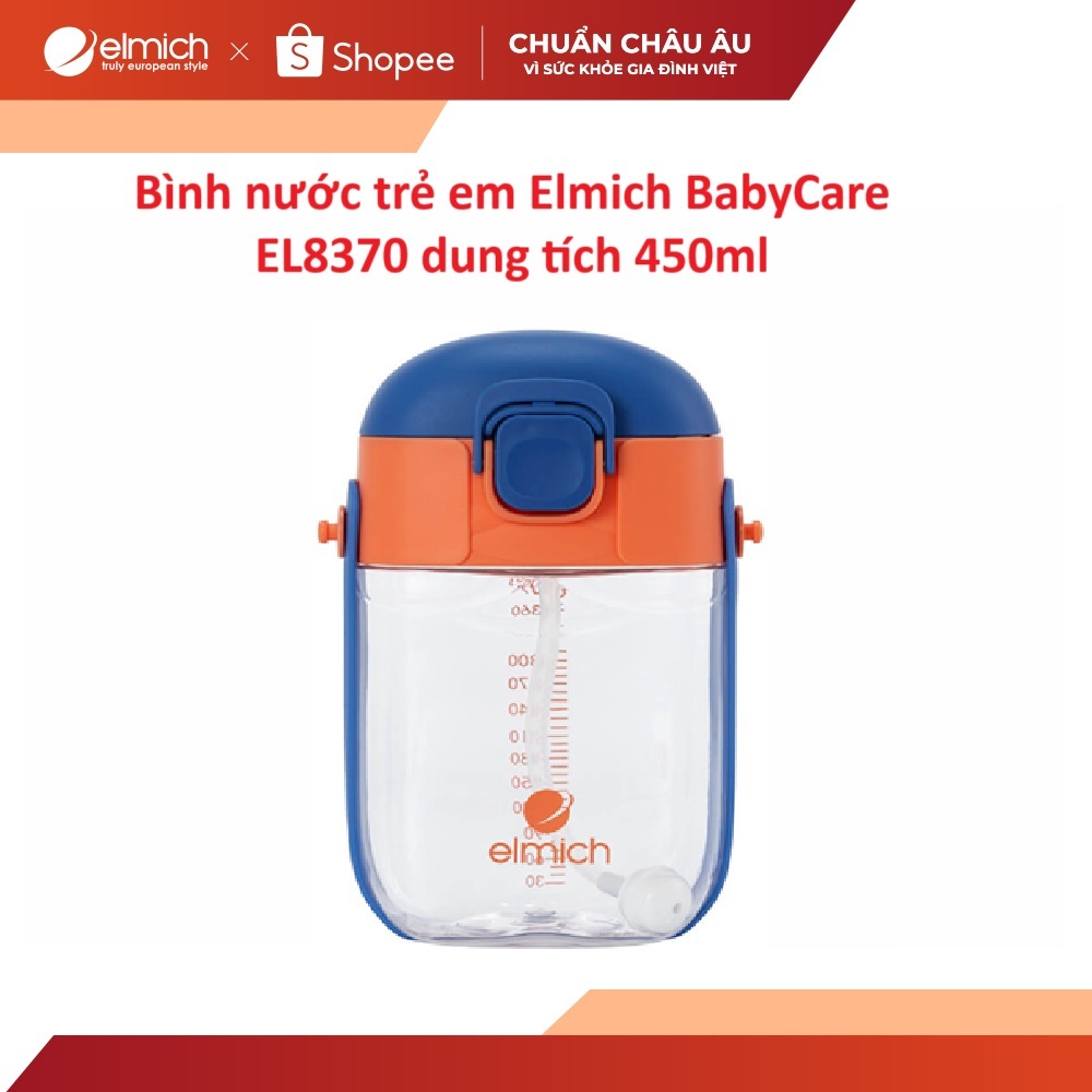 Bình nước trẻ em Elmich BabyCare EL8370 dung tích 450ml