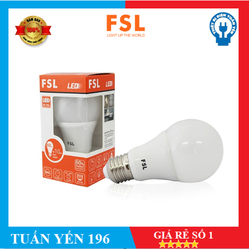 Bóng đèn led bulb FSL 3W-6W-10W-12W chống cận, ánh sáng trắng & vàng ...