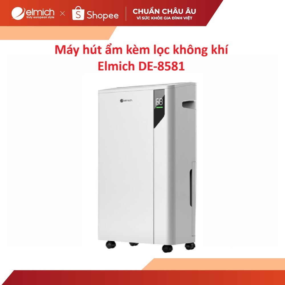 Máy hút ẩm kèm lọc không khí Elmich DE-8581