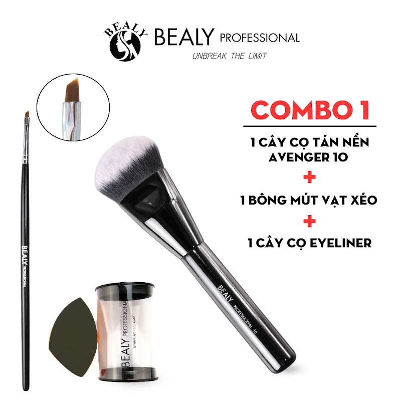 Ảnh Cọ trang điểm tán kem nền BEALY No.10 2