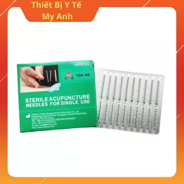 Kim Châm Cứu TIANXIE- Kim Châm Cứu vô trùng- dạng vỉ- 100kim/hộp